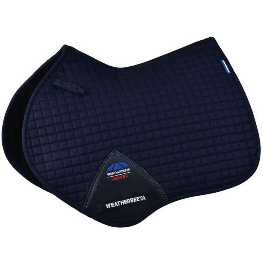 2025 Weatherbeeta Prime Air-Tec Jump Shaped Saddle Pad 1028251 - Navy